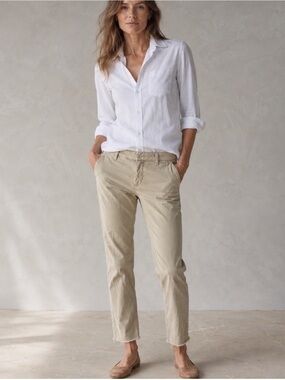 Frank & Eileen Wicklow The Italian Chino Pant Khaki Size 4